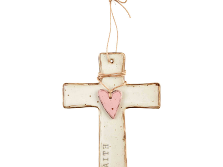 Faith Stoneware Cross Online