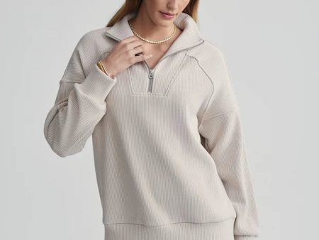 Rhea 2.0 Half-Zip Sweat | Chateau Grey Whitecap Grey Sale