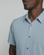 Siena Short Sleeve Shirt | Dusty Blue Discount