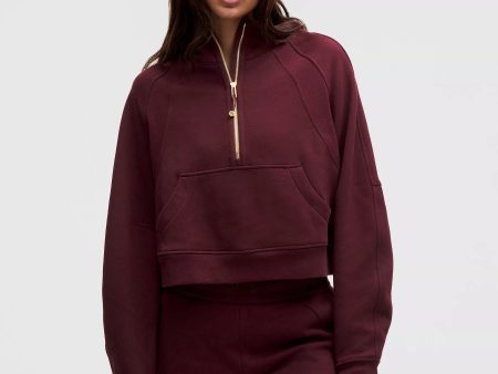 Scuba Oversized Half Zip Hoodie | Garnet Gold Supply