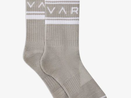 Astley Active Sock | Cement Snow White Supply