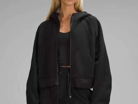 Scuba Oversized Full Zip Hoodie | Black Fashion