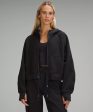 Scuba Oversized Full Zip Hoodie | Black Fashion