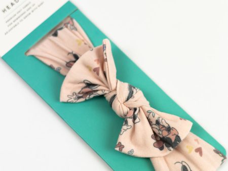 Copper Pearl Headband Bow | Minnie Mouse Fashion