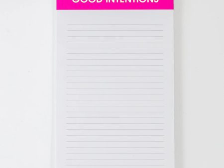 Good Intentions Notepad Online now