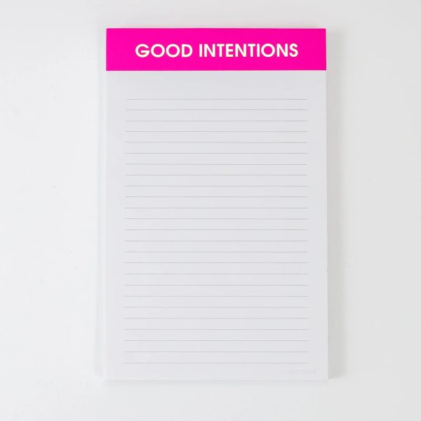 Good Intentions Notepad Online now