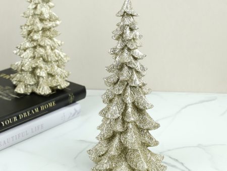 PDOU23-21 13.5  Gold Glitter Tree Online Sale