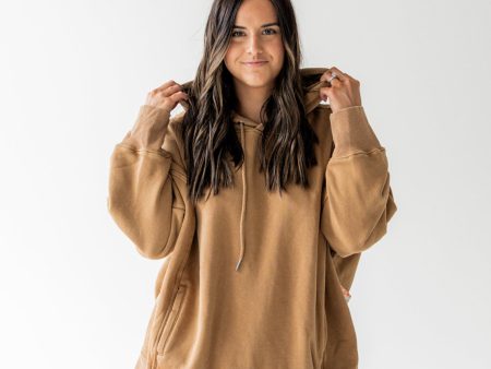 Sprint To The Finish Hoodie | Camel Sale