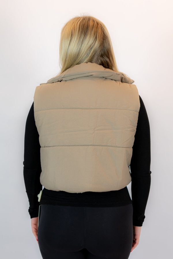 Shelby Puffer Vest | Birch Walnut Fashion