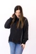 Lucca Oversized Crewneck | Black Online