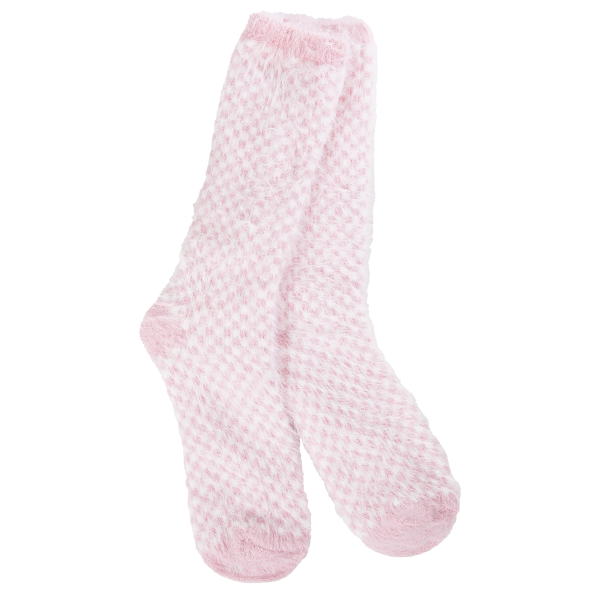 75681 Candy Pink Check Feather Crew For Sale