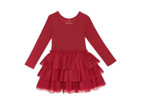 Posh Peanut Tulle Tiered Dress | Crimson Waffle Cheap