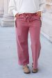 Tabitha Acid Wash Pants | Dusty Coral Online Hot Sale