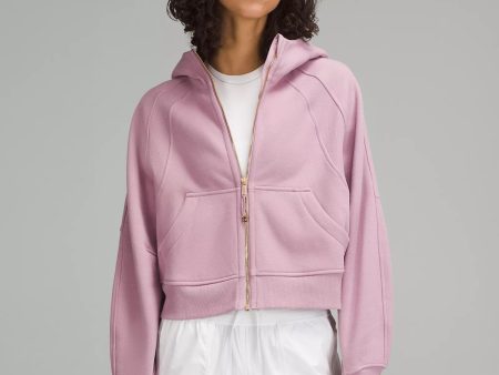 Scuba Oversized Full Zip Hoodie | Rose Blush Gold Online Sale