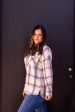 Alessia Oversized Flannel | Grey Sale