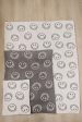 Charcoal Smiley Taupe Plush Blanket | Lovey Discount