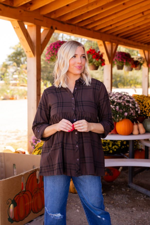 Addie Plaid Button Down | Ash Fashion