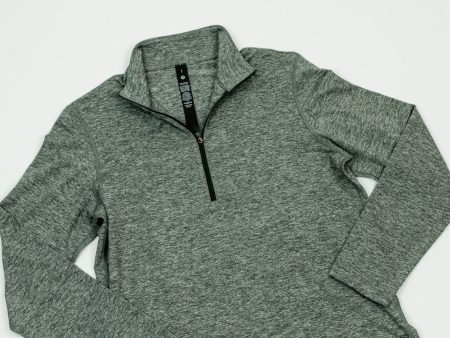 Men s Soft Jersey Half Zip | Heathered Slate Brown Heathered Jade Grey Supply