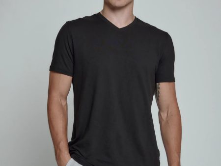 Core V-Neck Tee | Black Online Sale