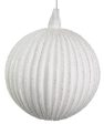 66285 Glass Ball Lined White Matte on Sale