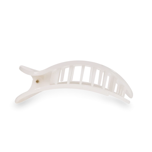 Flat Round Claw Clip | Coconut White Online