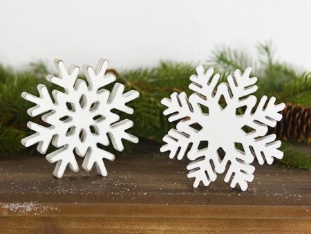 HX1901100 5  Wood Snowflake Sale