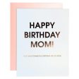 Birthday Mom Mistaken Sister Foil Card Online