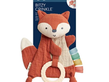 Itzy Ritzy Crinkle w  Teether | Fox Cheap