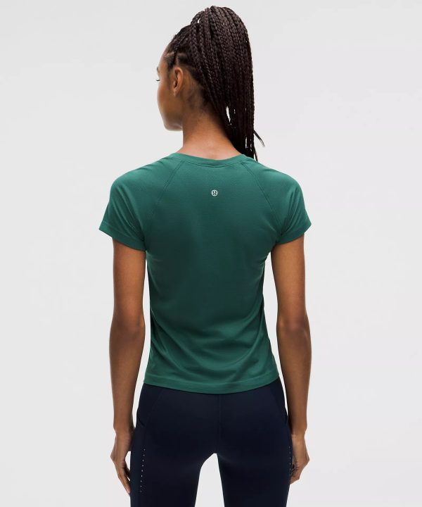 Swiftly Tech Short-Sleeve Shirt 2.0 *Race Length | Storm Teal on Sale