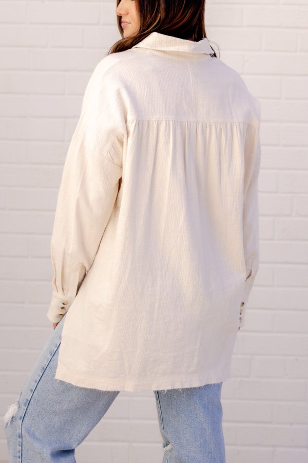 Penelope Button Down | Natural Online Hot Sale