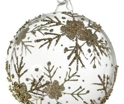 67325 Glass Ball Beaded Snowflakes Fashion