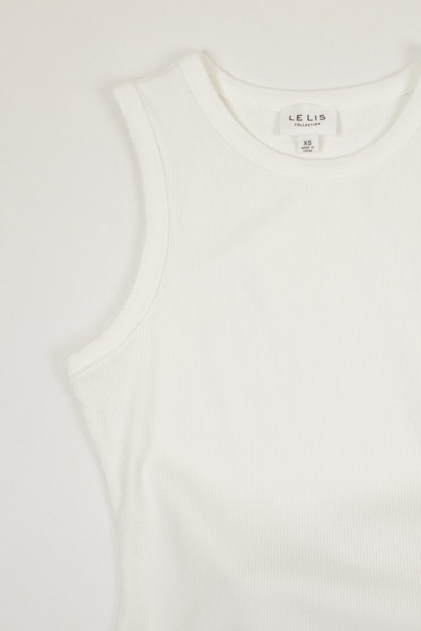 Mae Round Neck Bodysuit | White on Sale