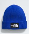 Kids  TNF Box Logo Cuffed Beanie | TNF Blue Discount