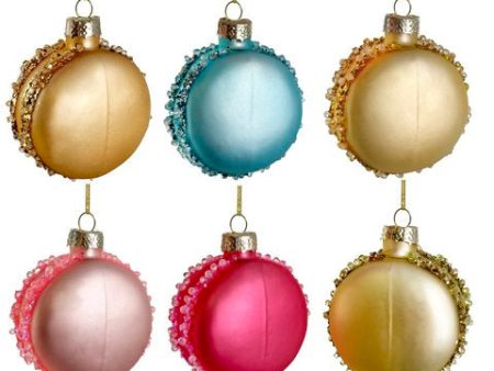 67050 Glass Macaron Ornament For Discount