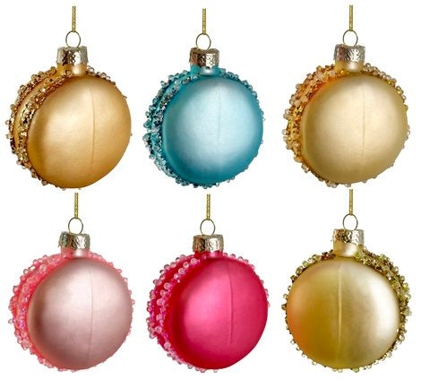 67050 Glass Macaron Ornament For Discount