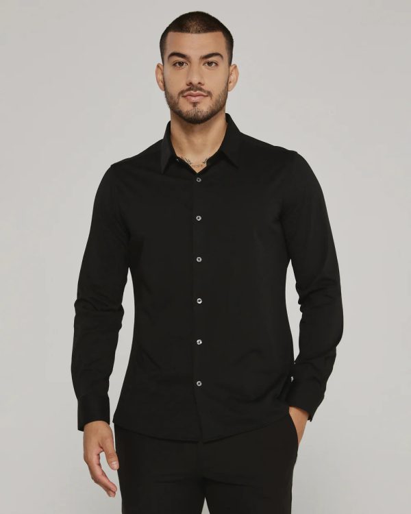 Girona Long Sleeve Shirt | Black For Discount