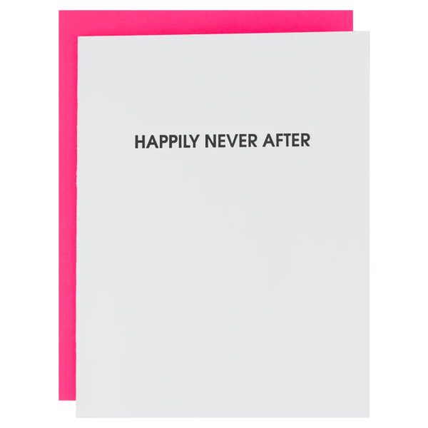 Happily Never After Letterpress Card Online Hot Sale