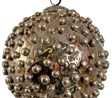 66787 Glass Ball Dotted Gold For Discount