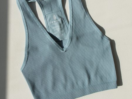 Free Throw Crop Tank | Eucalyptus For Cheap