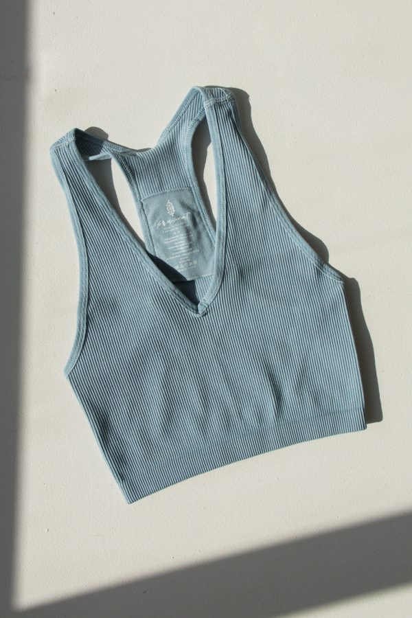 Free Throw Crop Tank | Eucalyptus For Cheap