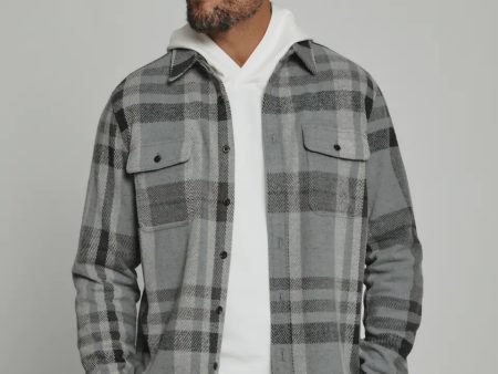 Generation Long Sleeve Shirt | Grey Plaid Cheap