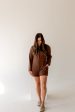 Elle Knit Button Up Romper | Chocolate on Sale