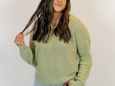 Tiana Pullover Sweater | Pistachio For Cheap