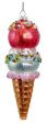 65914 Glass Ice Cream Ornament Supply