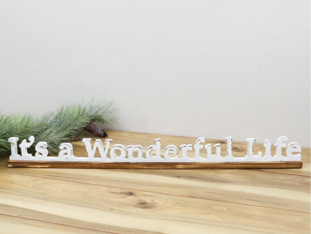 HX99010 Wonderful Life Sign Online