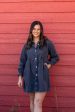 Catalina Washed Denim Dress | Black on Sale