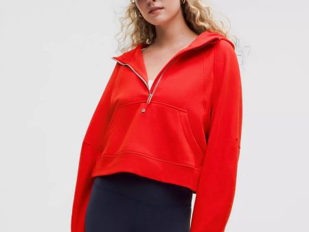 Scuba Oversized Half Zip Hoodie | Hot Heat Cheap