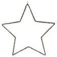 66651 Wire Open Star 30cm Hot on Sale