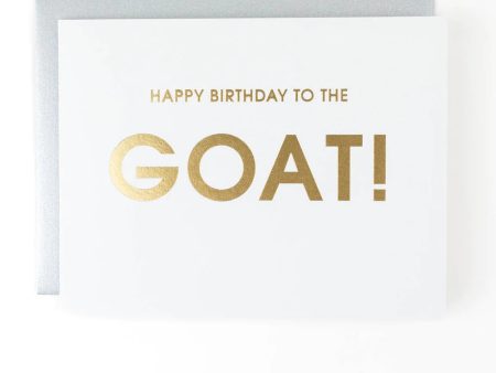 HBD Goat Letterpress Card Supply