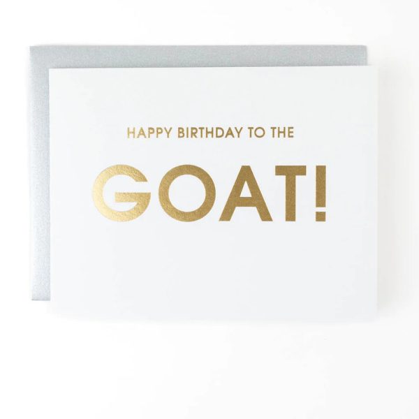 HBD Goat Letterpress Card Supply